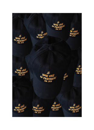 Casquette Je veux voir le patriarcat en feu — Coton bio