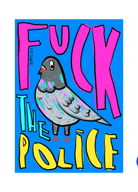 Fuck the police — Même les pigeons