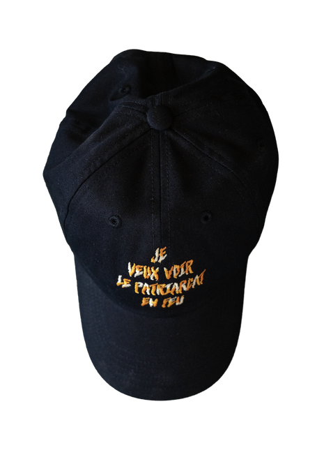 Casquette Je veux voir le patriarcat en feu — Coton bio