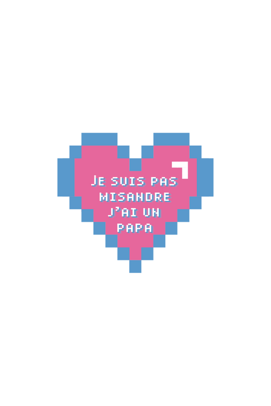 Je suis pas Misandre j'ai un papa Pixel