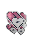 Sticker Coeur 1312 holographique