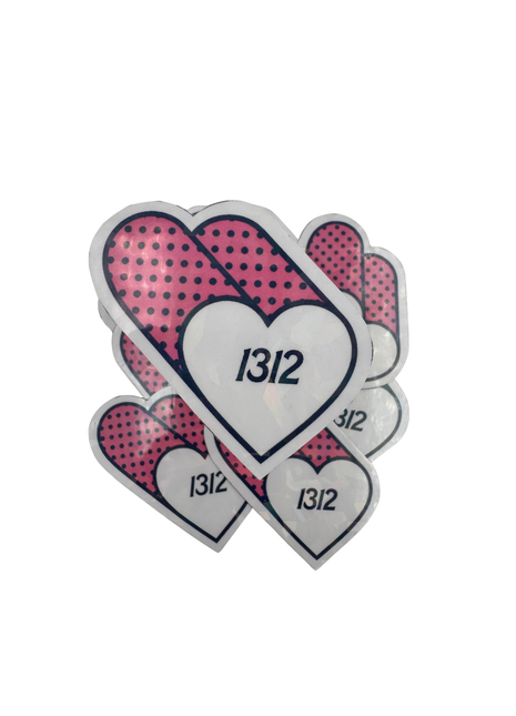 Sticker Coeur 1312 holographique