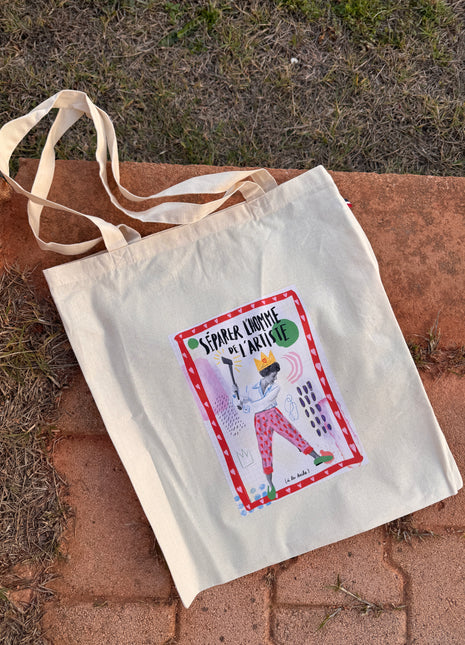 Tote bag Séparer l'homme de l'artiste