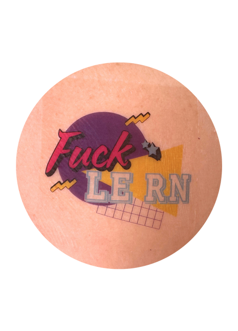 Fuck le RN Tatouage éphémère