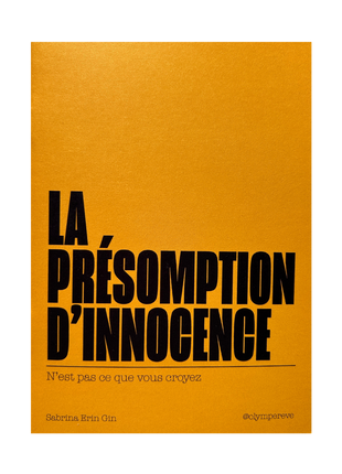 The presumption of innocence - printed