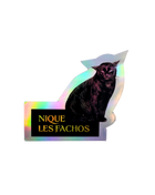 Nique les fachos (métaphoriquement) — Sticker & Badge