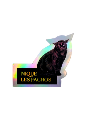 Nique les fachos (métaphoriquement) — Sticker & Badge