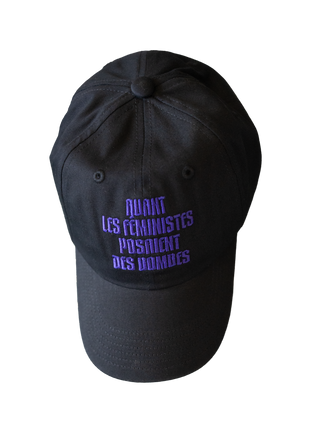 Casquette Avant les féministes posaient des bombes — Coton bio