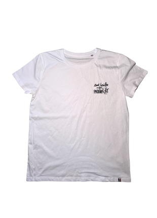 T-shirt à manche courte Tout brûler surtout le patriarcat - Blanc - 100% Made In France (Copie)