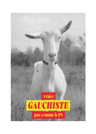 Vrai gauchiste pas comme le PS — Cartes postales & affiches