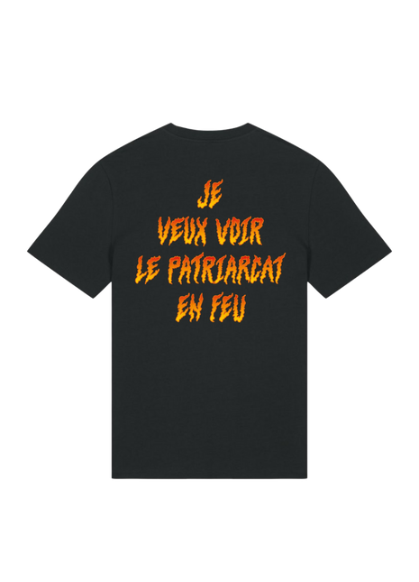 T-Shirt Manche Je veux voir le Patriarcat en feu - Creator 2.0