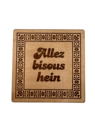 Dessous de verre à messages humoristiques