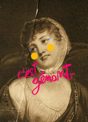 Carte postale & affiche féministe — Message drôle et peintures de femmes