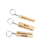 Porte clé en bois Heated Rivalry