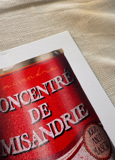 Concentré de misandrie Carte Postale A6