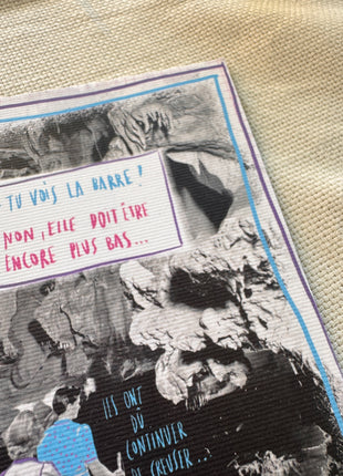 La barre en sous-sol Carte Postale A6