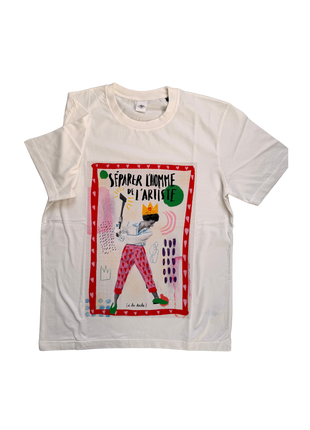 T-Shirt Unisexe Manche Courte Séparer l'Homme de l'Artiste Fabriqué au Portugal