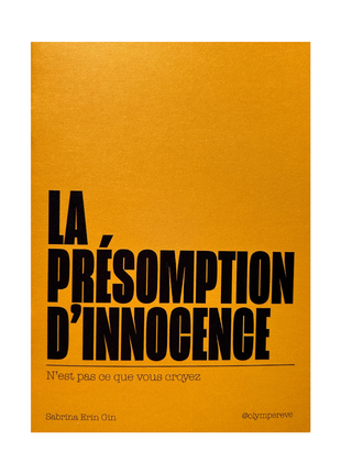 The presumption of innocence - printed