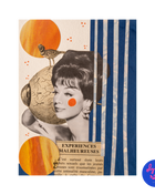 Collage original n°1 — Expériences malheureuses, Pièce unique 10,5 × 14 cm